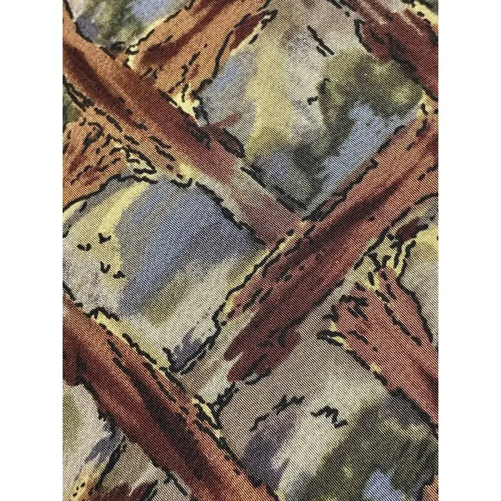 J Garcia Silk Ties Lot of 5: Wetlands, Overlooking The Desert, Geometric
